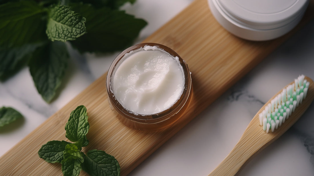 Wie stellt man seine eigene Zahnpasta mit Ton, Aktivkohle und Ölen her?