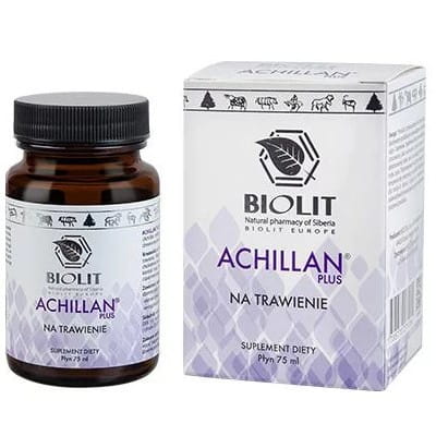 BIOLIT Achillan Plus flüssig mit Schafgarbe in 75ml Flasche, natürliches Heilmittel für Gelenke und Muskeln