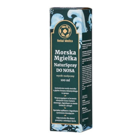 Herbal Medica NaturSpray100 Meeresspray für die Nase, Nasenspray von HERBAL MONASTERIUM, mit Meersalz für die Nasenpflege