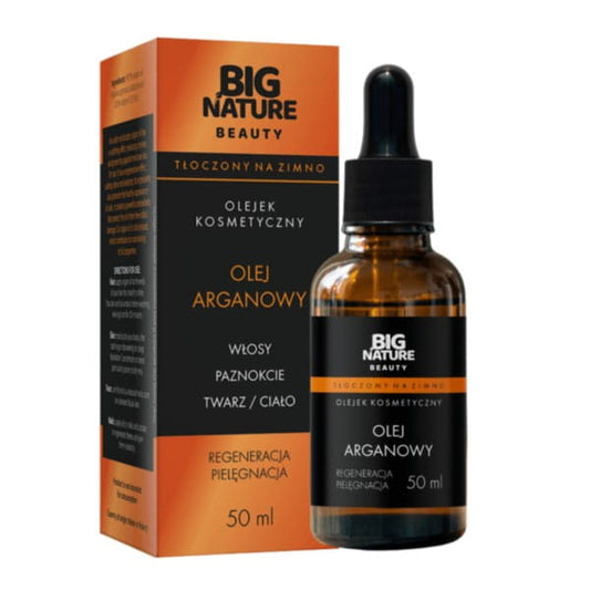 Großes Fläschchen BIG NATURE Arganöl, 50 ml, reines Naturprodukt mit nahrhaften Eigenschaften für Haut und Haare