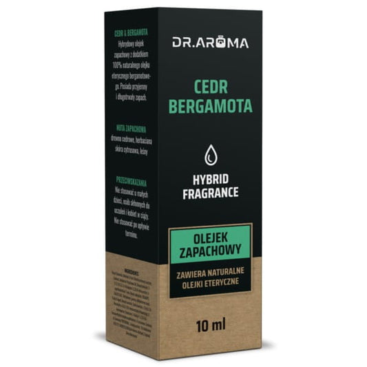 Ätherisches CEDER BERGAMOTTA Öl von DR.AROMA in 10 ml Flasche, mit Zitrusduft und aromatischer Wirkung.