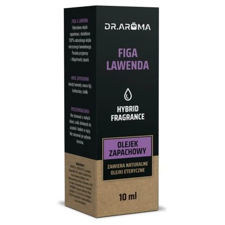 Ätherisches Öl von DR.AROMA, Figa & Lawena, 10 ml Flasche mit tropffreier Pipette, natürliche Inhaltsstoffe, für Aromatherapie.