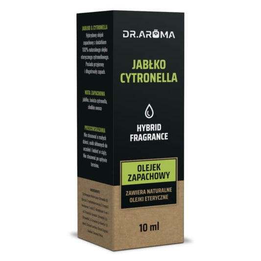 Äpfel und Citronella Öl von DR.AROMA in einer 10 ml Flasche, flüssiges ätherisches Öl mit natürlichem Duft.