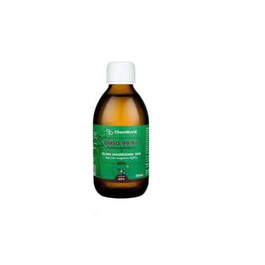 ChemWorld DMSO Magnesiumsulfat in 250 ml Flasche, vielseitiges Magnesiumsulfat für Anwendungen in Chemie und Medizin.
