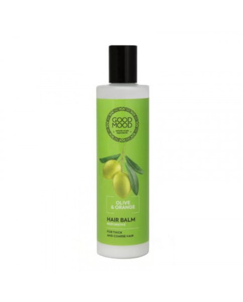 Haarbalsam mit Oliven und Orangen von Dystrybutor Biogo.pl, feuchtigkeitsspendend und für gute Laune geeignet.
