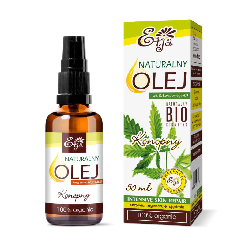 Bio-Hanföl, unraffiniert, 50 ml, ETJA MHD: 12-2026