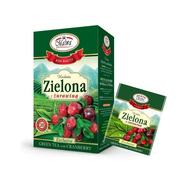 Grüner Tee + Cranberry Fix 20 x 2g LACE - Biogo.de