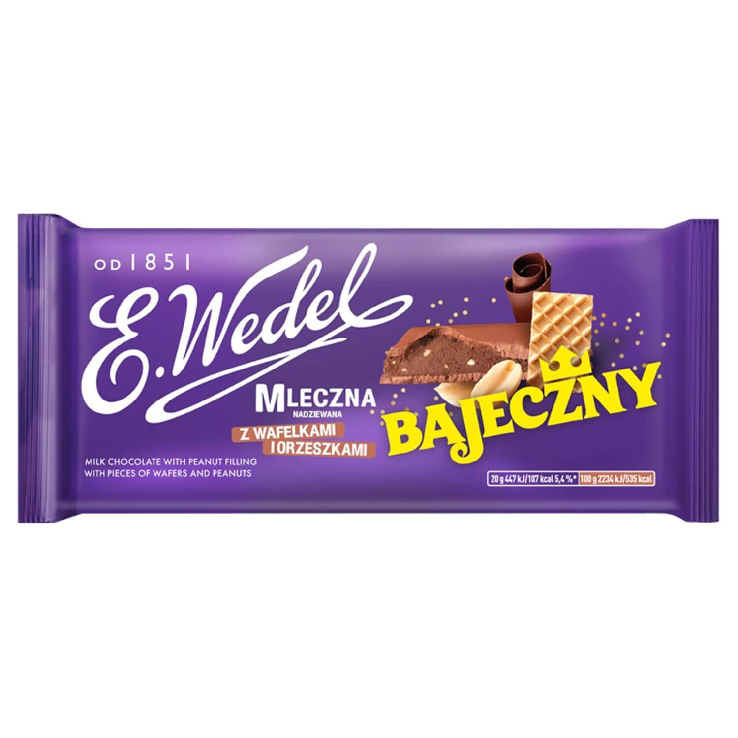 Milchschokolade gefüllt mit fabelhafter E. Wedel 100g - Biogo.de