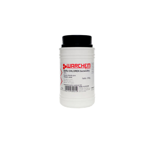 Reines wasserfreies Bariumsulfat in 250g-Packung von WARCHEM, chemisch rein und für Laboranwendungen geeignet.