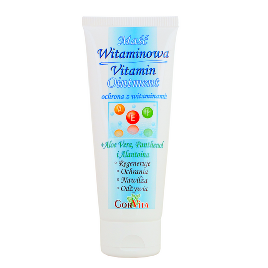 GORVITA Vitaminschutzsalbe mit Vitaminen A, E, F in 50ml Tube, pflegt und schützt die Haut mit nährenden Vitaminen.