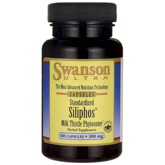 Mariendistel mit Sojabohnen-Phospholipiden, SWANSON Siliphos Phytosom, 60 Kapseln, Nahrungsergänzungsmittel