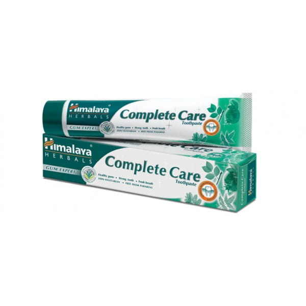 Himalaya Vollständige Zahnpasta für Zahnfleisch und Zähne, ohne Parabene, 175g, sichtbarer Zahnpastatube und Verpackung