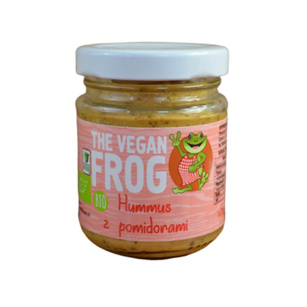 Hummus mit Tomaten BIO 115 g - VEGANER FROSCH