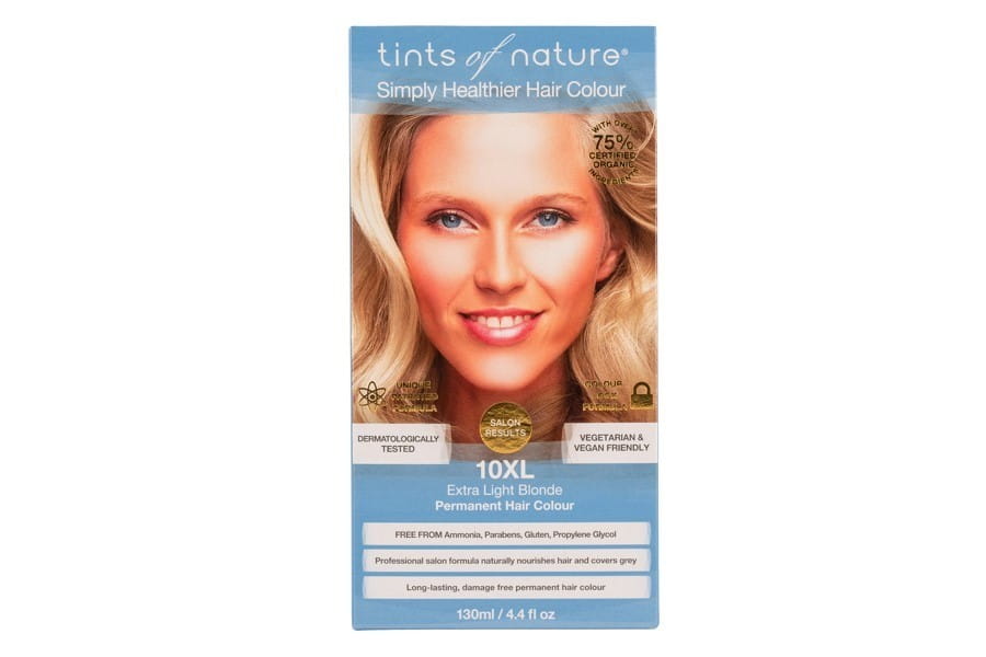 Haarfarbe TINTS OF NATURE 10XL sehr hellblond, Naturhaarfarbe, cremige Textur, für natürliches blondes Ergebnis
