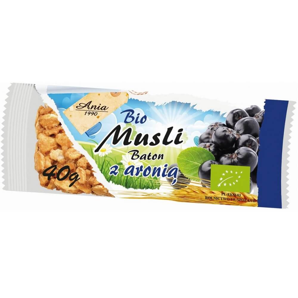 Müsliriegel mit Aronia BIO 40 g - BIO ANIA
