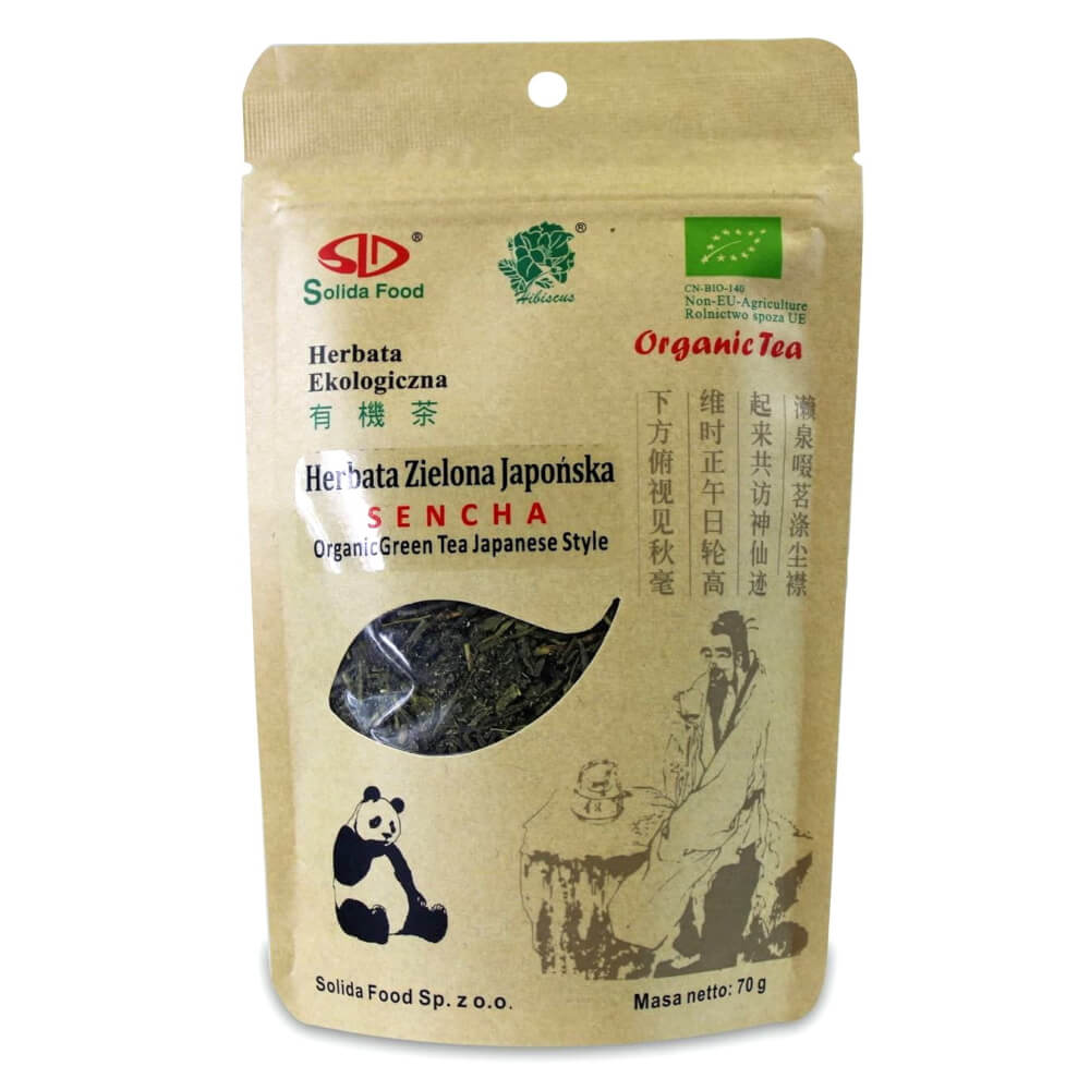 Grüner Tee Sencha BIO 70 g - SOLIDA FOOD