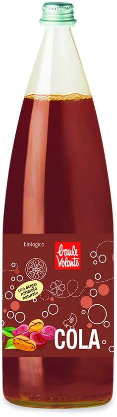 Natürliches, kohlensäurehaltiges Cola Bio Getränk von ECOR in 1000 ml Flasche, erfrischend und umweltfreundlich verpackt.
