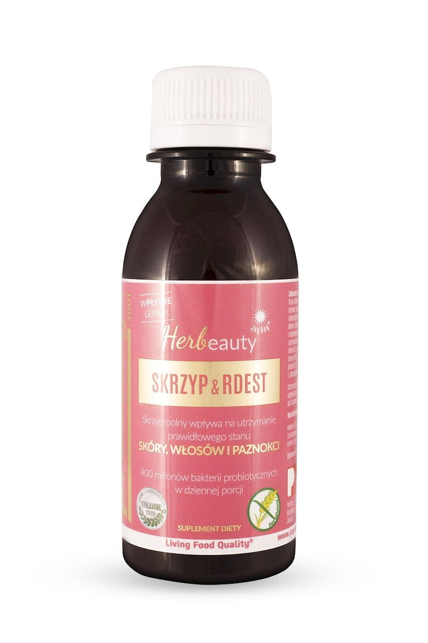 Probiotisches Nahrungsergänzungsmittel in 125 ml Schachtelhalm und glutenfrei, von JOY DAY, natürliche Gesundheit.