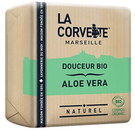 Marseille Aloe Öko-Seife 100 g - LA CORVETTE