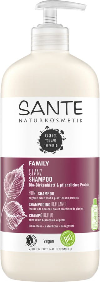 Birkenblätter-Shampoo und Öko-Pflanzenproteine 500 ml - SANTE