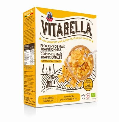 Glutenfreie Cornflakes BIO 225 g VITABELLA