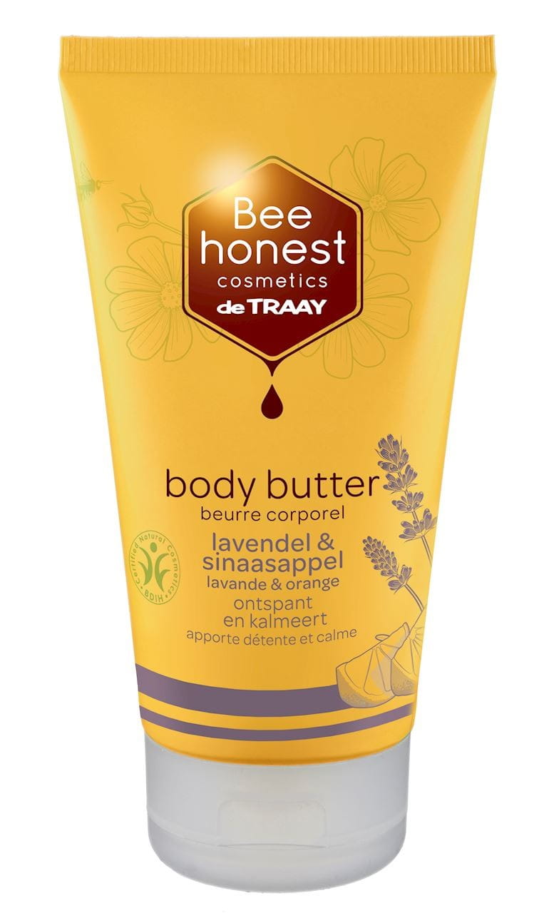 Bio-Körperbutter aus Lavendel und Orange 150 ml - BEE HONEST