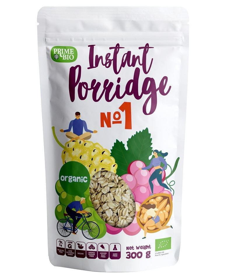 Instantbrei mit Rosinen weißer Maulbeere und Walnüssen (Nr.1) BIO 300 g - PRIME BIO