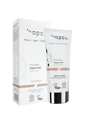 Mizellengel für die Intimhygiene von YAPPCO, eco 200 ml Flasche, sanfte Reinigung und Pflege für die Intimb Region.