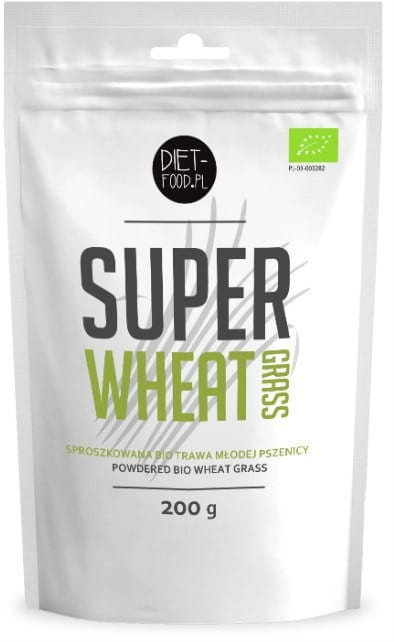Pulverisiertes Weizengras 200g EKO DIET - LEBENSMITTEL