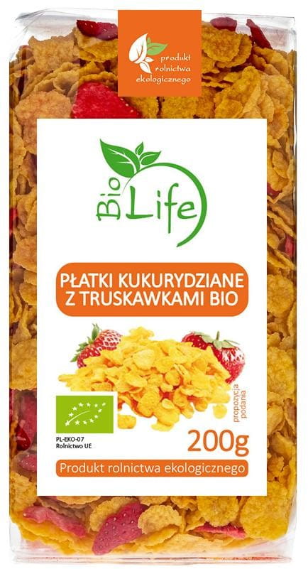 Cornflakes mit Erdbeeren 200g EKO BIO LIFE