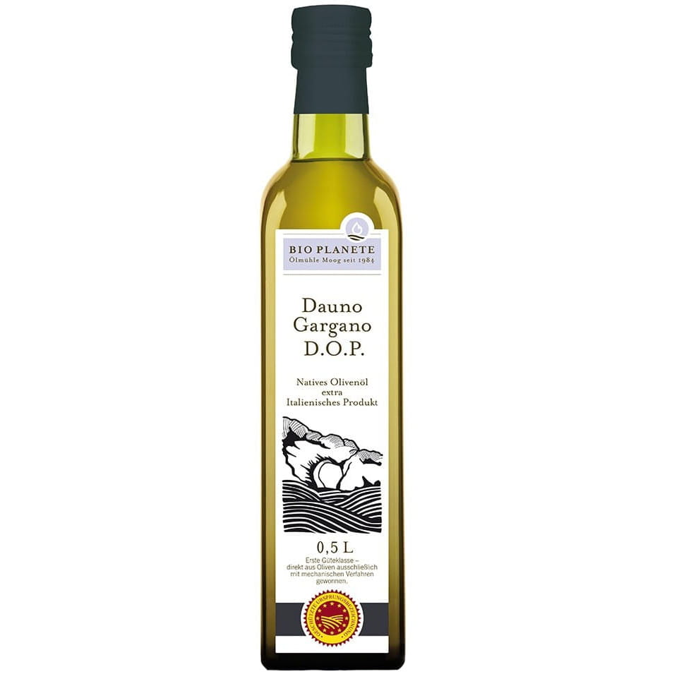 Natives Olivenöl extra dauno gargano dop BIO 500 ml - BIO PLANETE