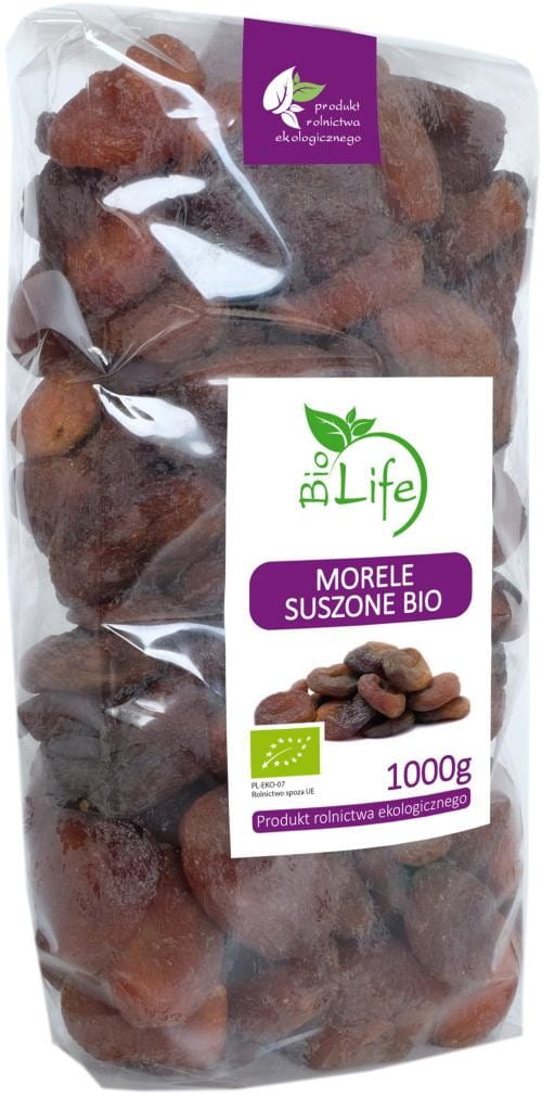 Bio-eko Aprikosen, 1kg, frische, reife Bio LIFE Früchte, saftig und aromatisch, perfekt für Desserts und Snacks