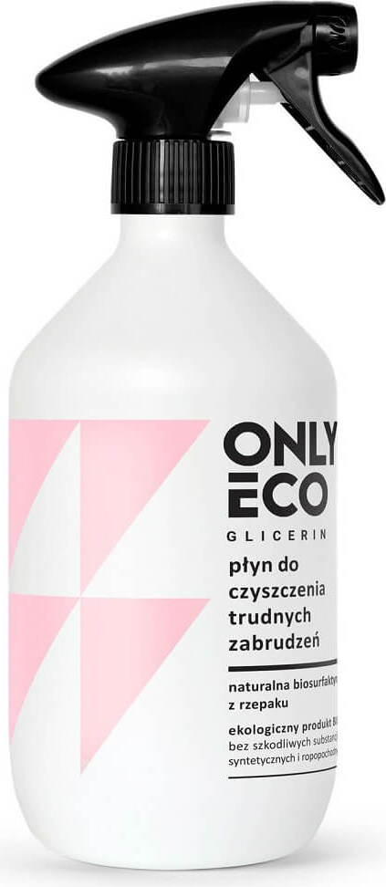 Flüssigkeit zur Reinigung starker Verschmutzungen, 500 ml, von ONLY ECO, in einer transparenten Flasche mit Dosierpumpe.