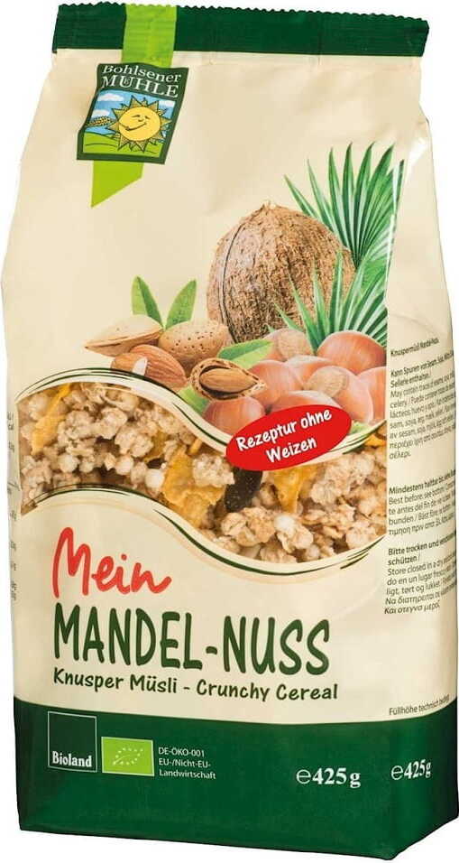 Mandel-Knusper BIO 425 g - BOHLSENER MÜHLE