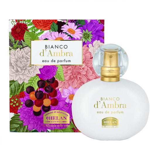 Bianco d'ambra Damen Eau de Parfum von HELAN in 50 ml, Flasche mit eleganter Gestaltung, ideal für Damen.