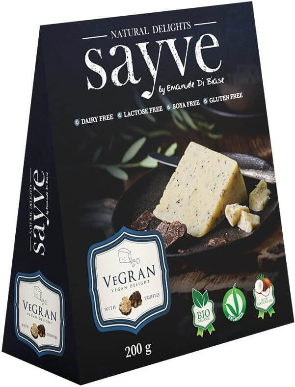 Veganes Produkt mit Kichererbsen und Trüffeln, laktosefrei, glutenfrei, BIO, 200 g, SAYVE