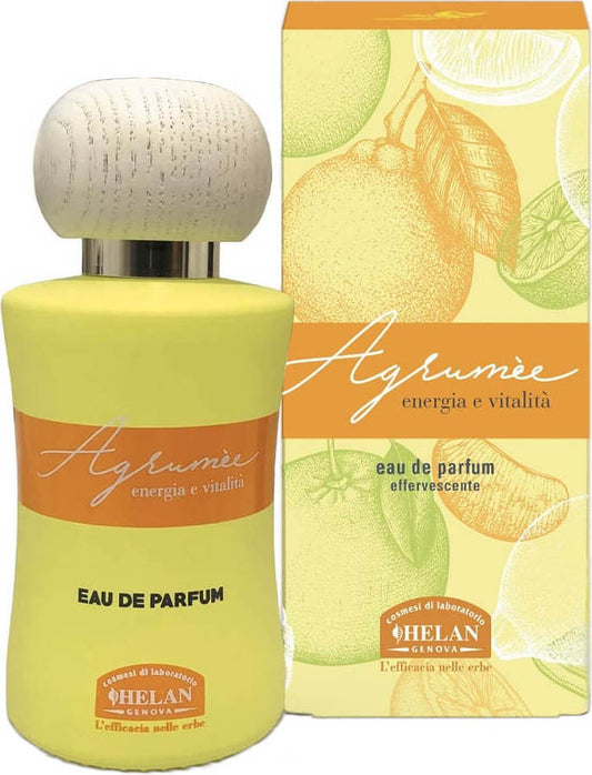Damen Eau de Parfum Agrumée von biogo, 50 ml Flasche mit frischem Zitrusduft, elegantes Parfum für Damen
