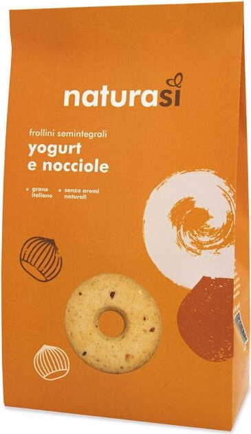 Vollkornjoghurt mit Nussplätzchen aus biologischer Herstellung, ECOR, 350 g, zeigt das Produkt in seiner Verpackung.