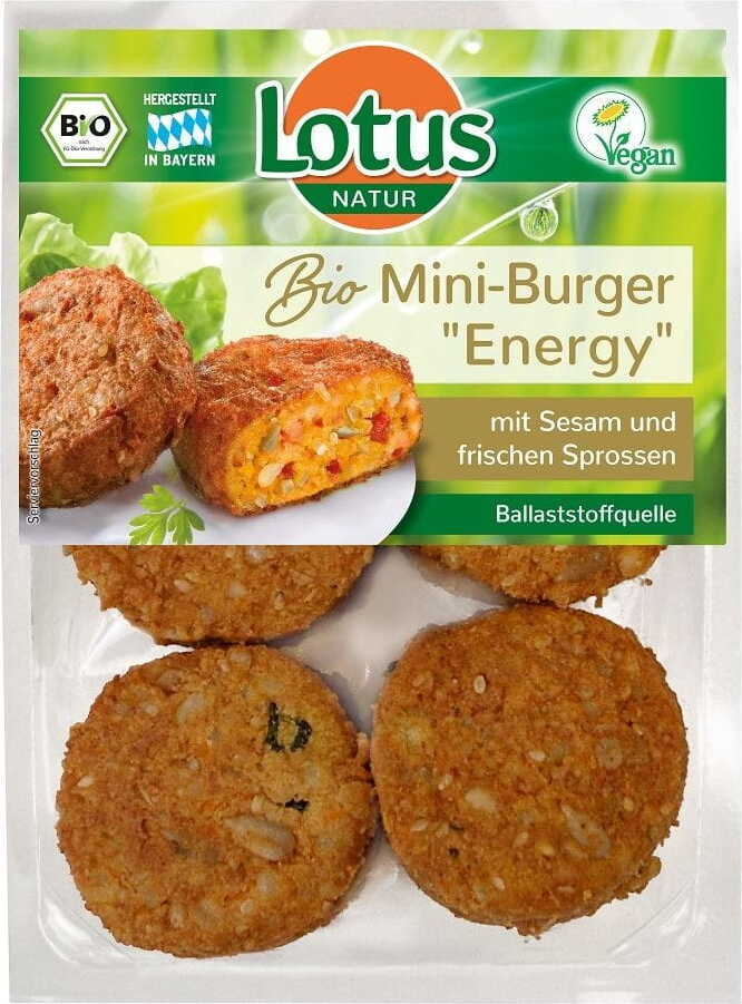 Mini-Gemüseburger mit Tofu BIO 250 g - LOTUS