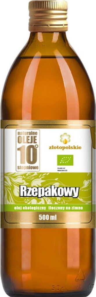 Kaltgepresstes Rapsöl BIO 500 ml - POLISH GOLD