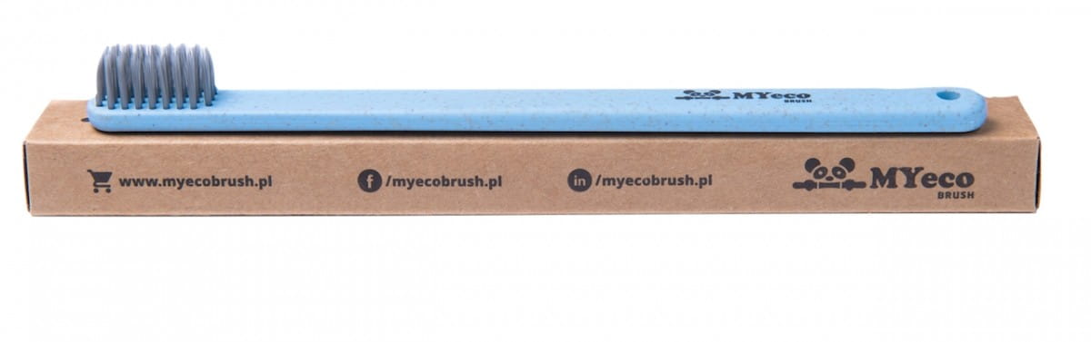 Zahnbürste aus Weizen- und Maisblau weich - MYECOBRUSH