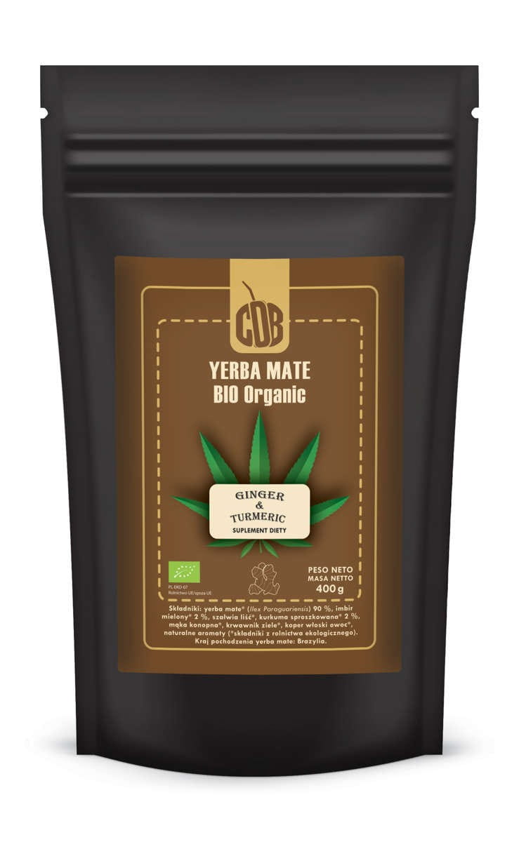 Yerba Mate Ingwer & Kurkuma BIO 400 g - BIO MATE GRÜN