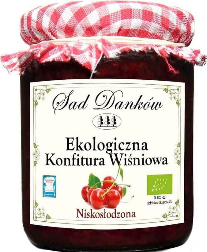 Zuckerarme Kirschmarmelade BIO 260 g - SAD DANKÓW
