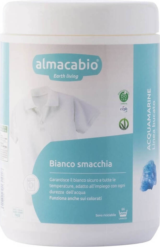 Pulverförmiger Öko-Fleckentferner von ALMACABIO, 1 kg, für umweltfreundliche Fleckenentfernung auf verschiedenen Oberflächen