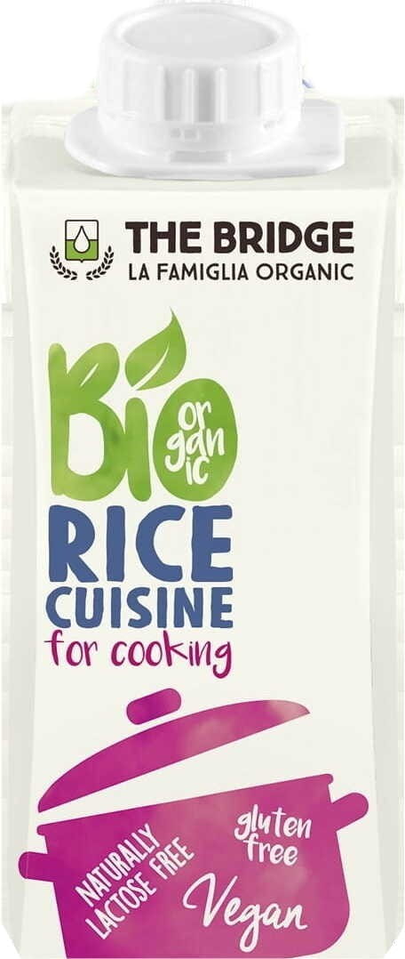 Reiscreme zum Kochen ohne Gluten 200 ml EKO THE BRIDGE