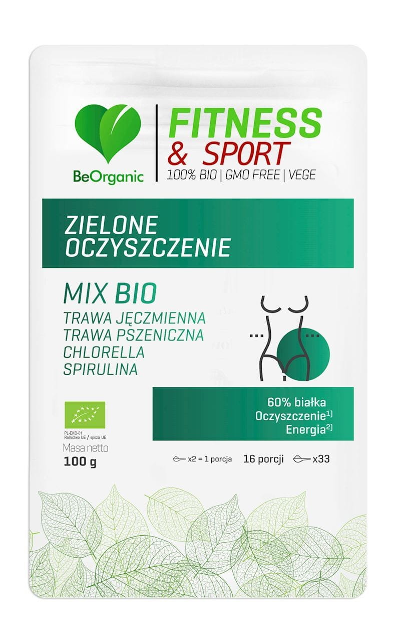 Grünes Bio-Reinigungspulver von BE ORGANIC in 100 g, pulverförmiges Reinigungsmittel für umweltfreundliche Reinigung