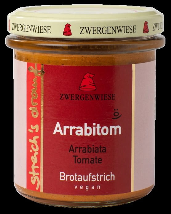 Bio Sonnenblumenpaste mit Tomaten und Cayennepfeffer von ZWERGENWIESE, glutenfrei, 160 g, cremige Brotaufstrich.