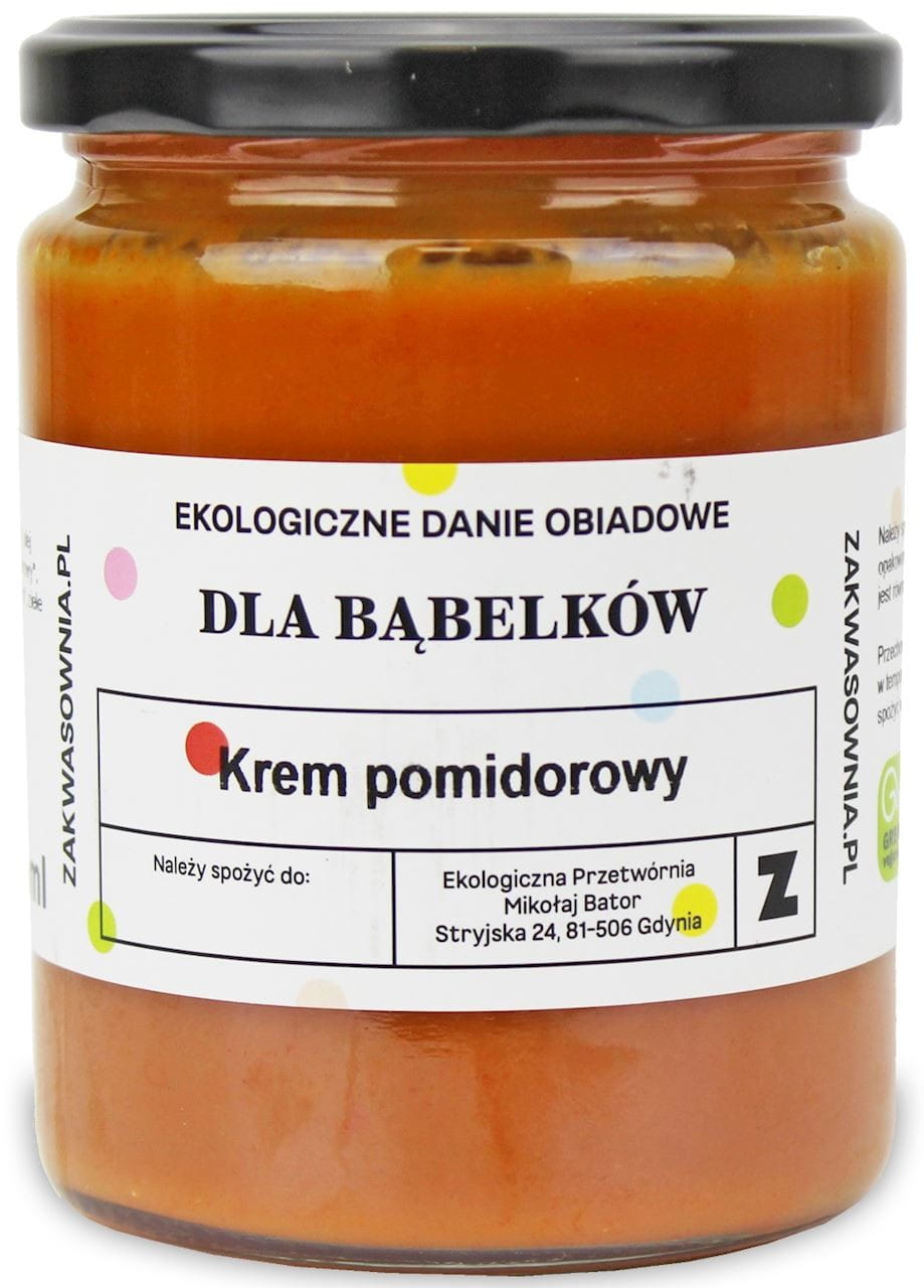 ZAKWASOWNIA Tomatencremesuppe für Blasen in 540 ml, cremige Bio-Tomatensuppe in Dose, natürliche Zubereitung