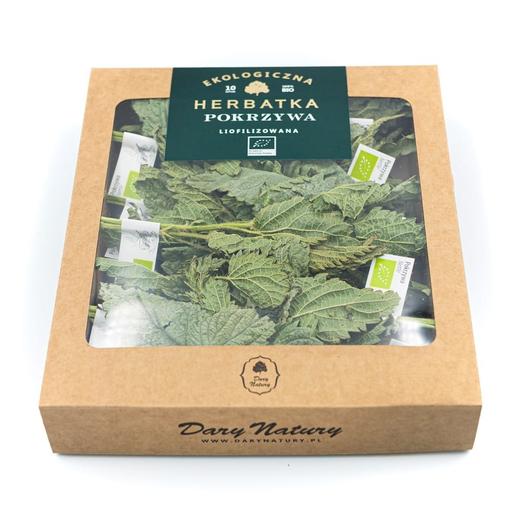 Gefriergetrockneter Brennnesseltee BIO (10 x 15 g) 15 g - GESCHENKE DER NATUR