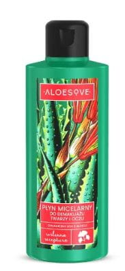 Mizellenwasser von Sylveco zum Entfernen von Gesichts- und Augen-Make-up, 200 ml, mit Aloe Vera für empfindliche Haut